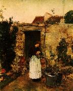 Childe Hassam The Garden Door oil painting reproduction